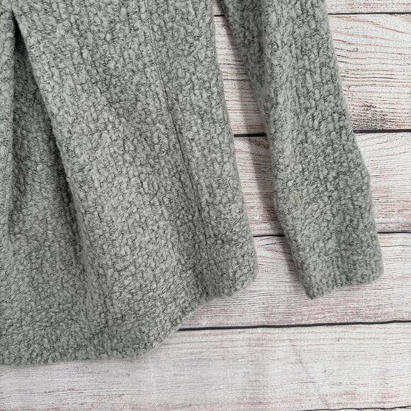 Angel of the North Anthropologie Cowl Neck Wool Blend Sweater Womens M Gray - Picture 13 of 13